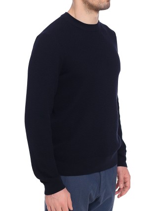 Тёмно-синий свитер BOSS: фото 5 - Invogue